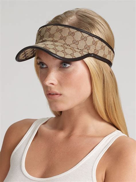 womens gucci visor|buy Gucci visor online.